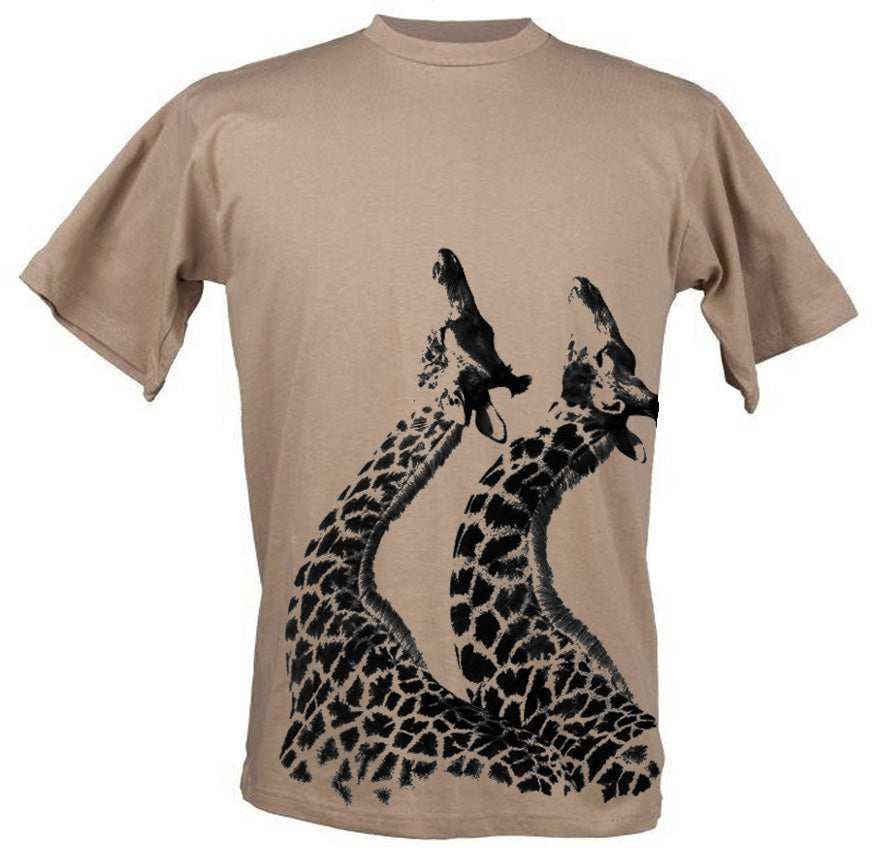 giraffe print t shirt