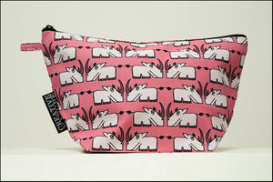 Triangle Toiletry Bag | Curious | Pink Rhino
