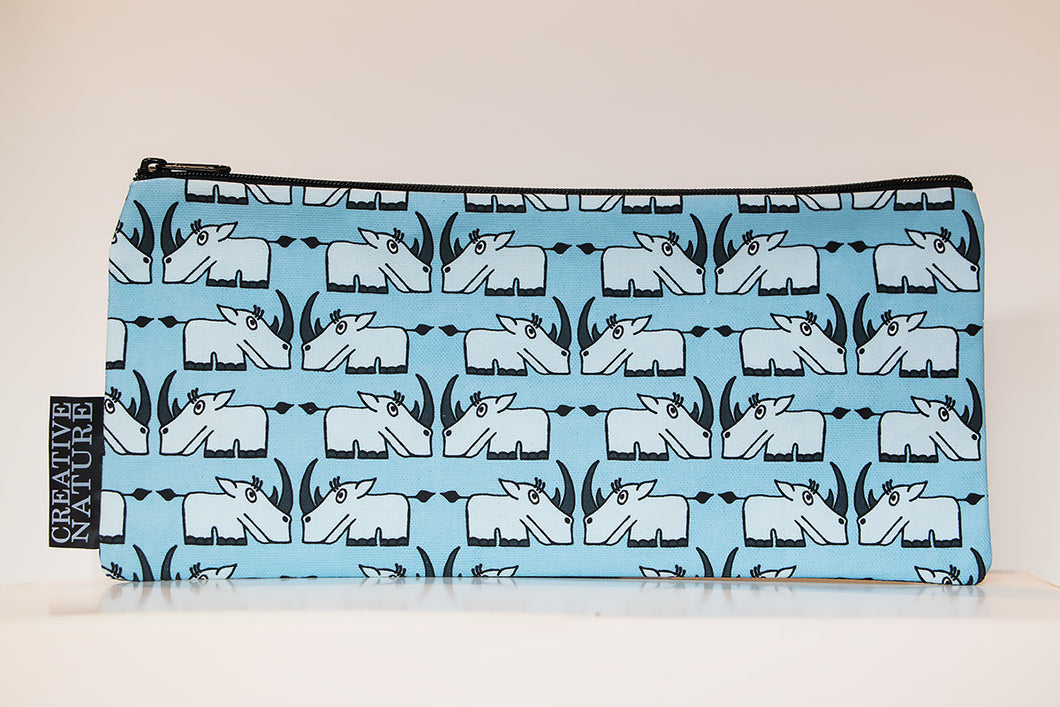 Long Pencil Bag | Curious Creatures | Blue Rhino