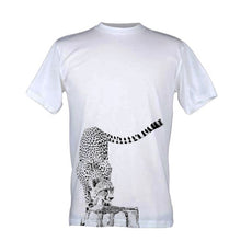 T-Shirt | Black and White Range | Cheetah Rock