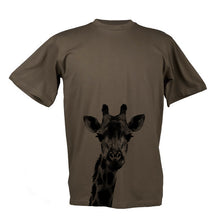T-Shirt | Black and White Range | Giraffe Portrait