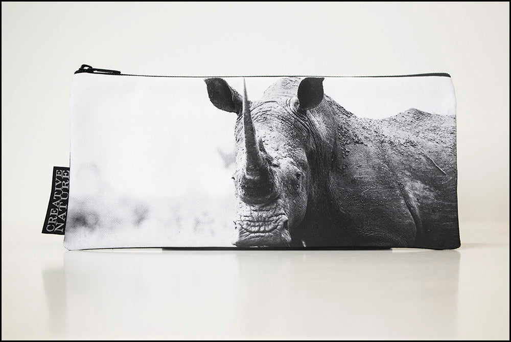Long Pencil Bag BW09 Rhinoceros