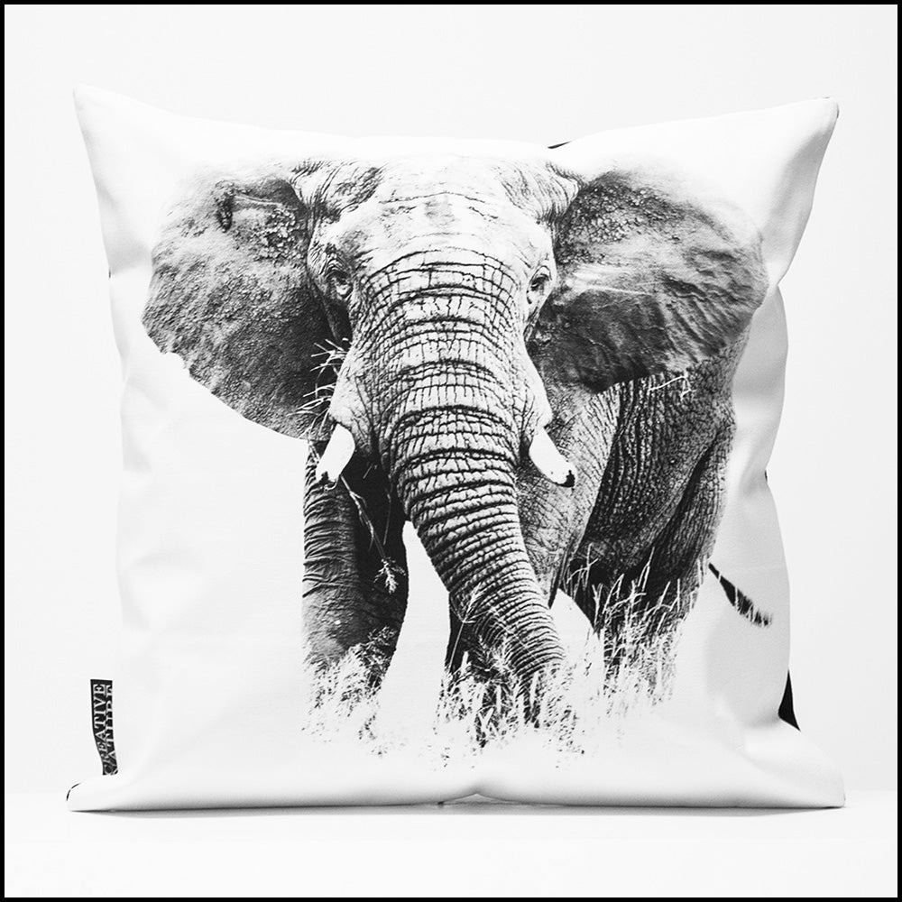 Cushion Cover SC BW 23 Elephant