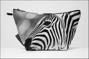 Triangle Toiletry Bag BW Zebra Punk