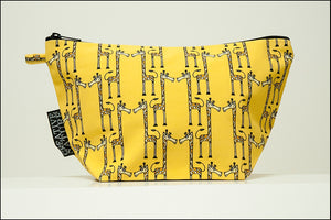 Triangle Toiletry Bag | Curious | Yellow Giraffe