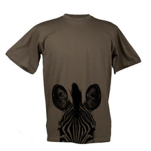 T-Shirt | Black and White Range | Zebra Peek